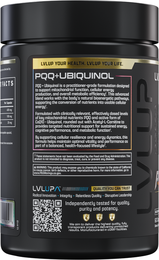 PQQ + Ubiquinol